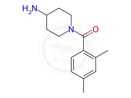 Chemical structure of (4-Aminopiperidin-1-yl)(2,4-dimethylphenyl)methanone