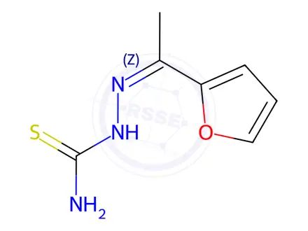 Chemical structure of (Z)-2-(1-(furan-2-yl)ethylidene)hydrazine-1-carbothioamide