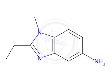 Chemical structure of 2-Ethyl-1-methyl-1H-benzo[d]imidazol-5-amine dihydrochloride