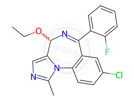 Chemical structure of Midazolam Impurity 48