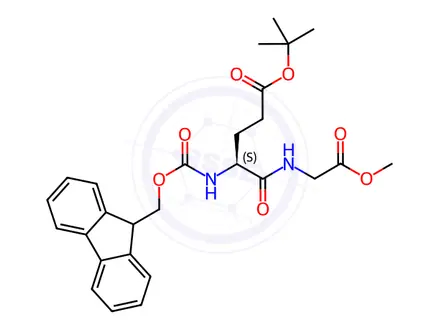 Chemical structure of Semaglutide Impurity 128