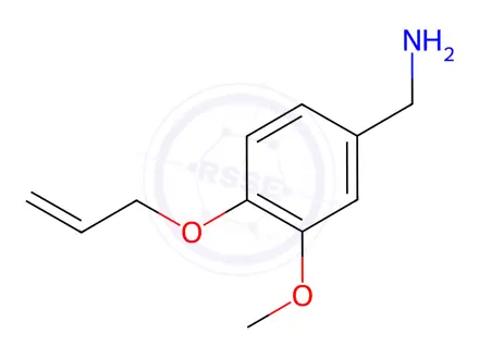 Chemical structure of (4-(Allyloxy)-3-methoxyphenyl)methanamine