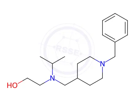Chemical structure of 2-(((1-Benzylpiperidin-4-yl)methyl)(isopropyl)amino)ethanol