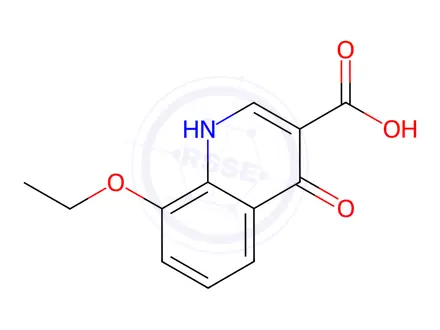 Chemical structure of 8-Ethoxy-4-hydroxyquinoline-3-carboxylic Acid