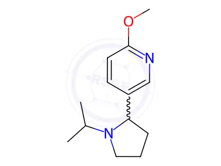 Chemical structure of 5-(1-Isopropylpyrrolidin-2-yl)-2-methoxypyridine