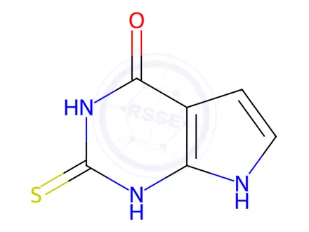 Chemical structure of Mercaptopurine Impurity 6