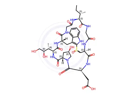 Chemical structure of AMANIN