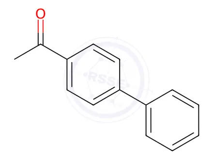 Chemical structure of 4-Acetylbiphenyl