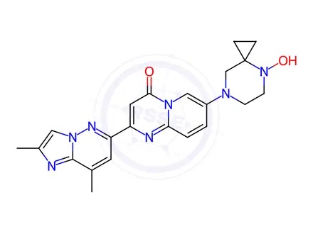 Chemical structure of Risdiplam Impurity 1
