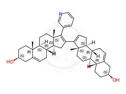 Chemical structure of Abiraterone Acetate Impurity 30