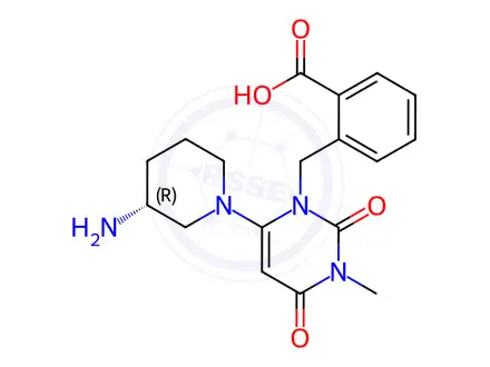 Chemical structure of Alogliptin Benzoate Impurity 4