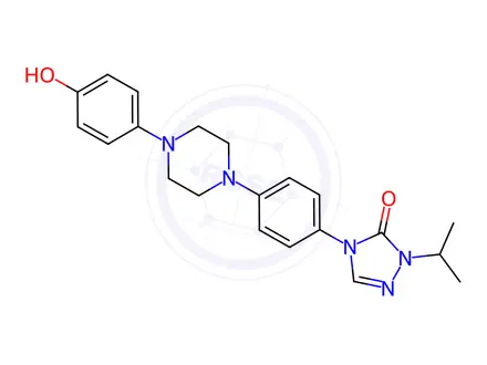 Chemical structure of Itraconazole Impurity 27