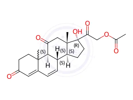 Chemical structure of Hydrocortisone Impurity 40