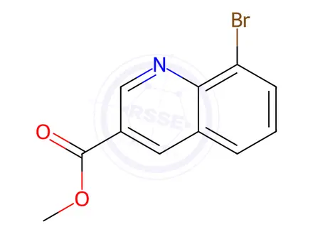 Chemical structure of Methyl 8-bromoquinoline-3-carboxylate