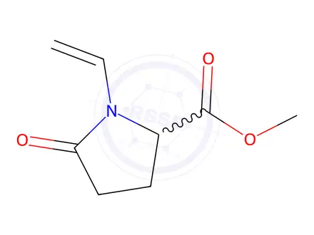 Chemical structure of Proline, 1-ethenyl-5-oxo-, methyl ester (9CI)