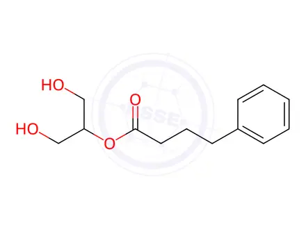 Chemical structure of Glycerol phenylbutyrate Impurity 7