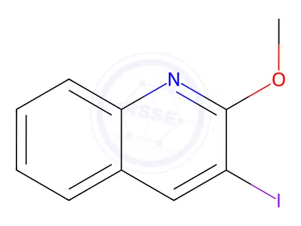 Chemical structure of 3-Iodo-2-methoxyquinoline