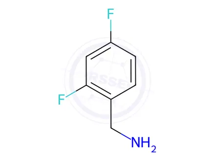 Chemical structure of 2,4-Difluorobenzylamine