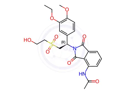 Chemical structure of Apremilast Impurity 139