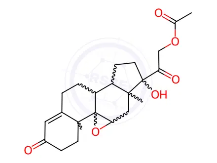 Chemical structure of Fludrocortisone Impurity 5