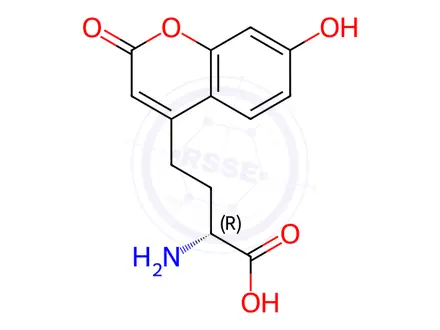 Chemical structure of (S)-2-Amino-4-(7-Hydroxy-2-Oxo-2h-Chromen-4-Yl)Butanoic Acid