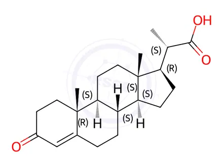 Chemical structure of Progesterone Impurity 21
