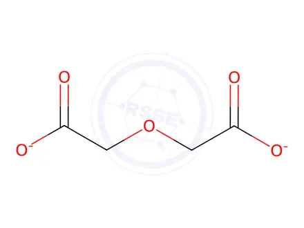 Chemical structure of Acetic acid, 2,2-oxybis-, disodium salt