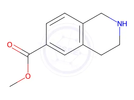 Chemical structure of Methyl 1,2,3,4-Tetrahydroisoquinoline-6-carboxylate Hydrochloride