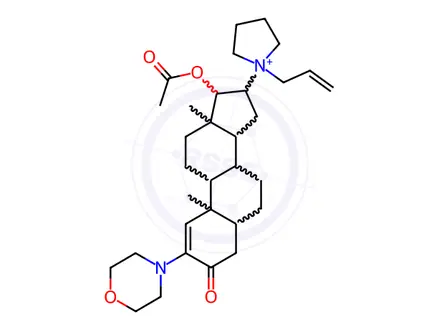 Chemical structure of Rocuronium Bromide EP Impurity H