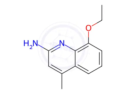 Chemical structure of 8-Ethoxy-4-methylquinolin-2-amine