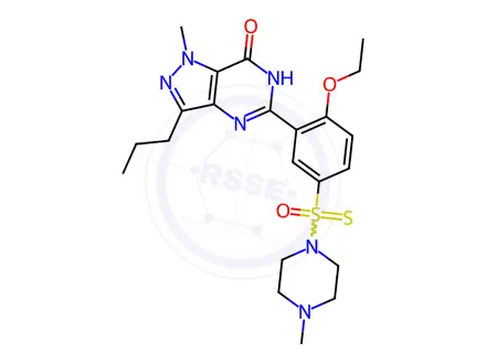 Chemical structure of Thiosildenafil-d3