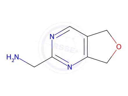 Chemical structure of (5,7-Dihydrofuro[3,4-d]pyrimidin-2-yl)methanamine