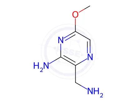 Chemical structure of Pyrazinemethanamine, 3-amino-5-methoxy-(9CI)