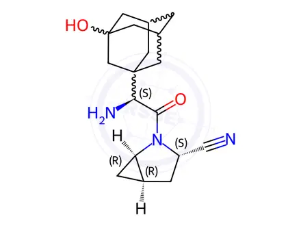 Chemical structure of Saxagliptin Impurity 5