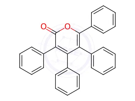 Chemical structure of 3,4,5,6-Tetraphenyl-2H-pyran-2-one