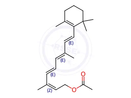 Chemical structure of Vitamin A Impurity 47
