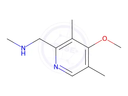 Chemical structure of [(4-methoxy-3,5-dimethylpyridin-2-yl)methyl](methyl)amine