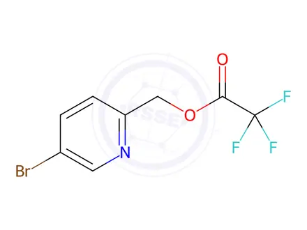 Chemical structure of (5-Bromopyridin-2-yl)methyl 2,2,2-trifluoroacetate