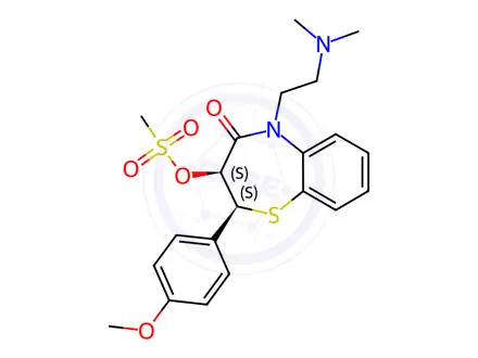 Chemical structure of Diltiazem Hydrochloride Impurity 32