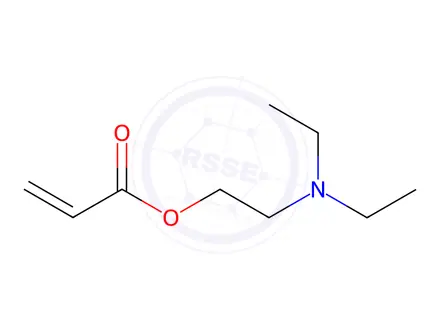 Chemical structure of 2-Propenoic acid, polymer with 2-(diethylamino)ethyl 2-propenoate and 2-propenamide, sulfate