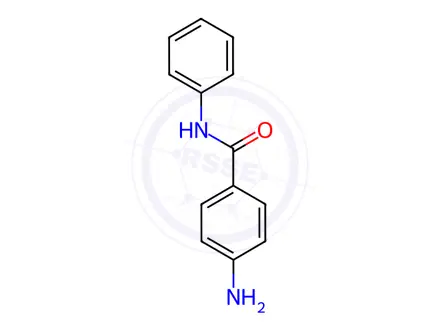 Chemical structure of 4-Amino-N-phenylbenzamide