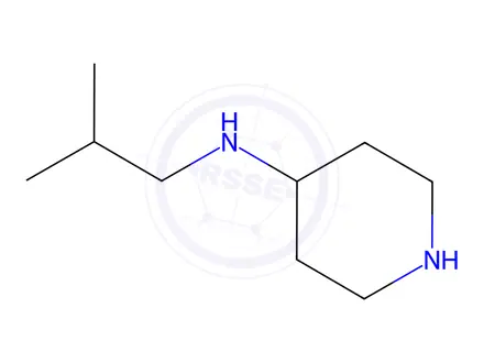 Chemical structure of N-Isobutylpiperidine-4-amine dihydrochloride