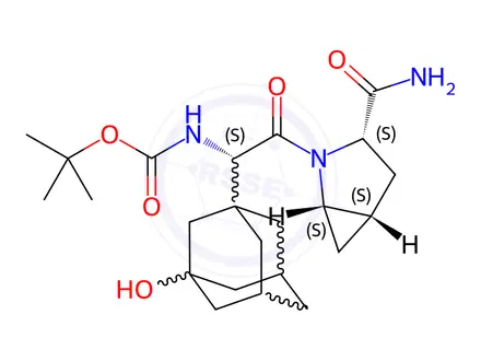 Chemical structure of Saxagliptin Impurity 23