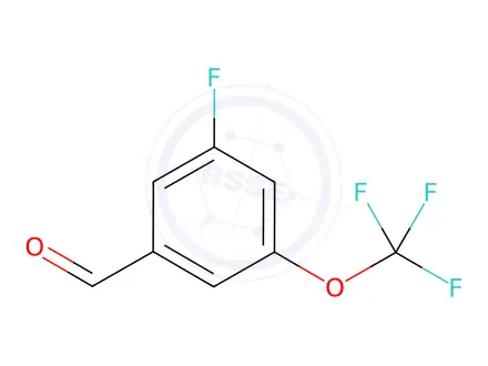Chemical structure of 3-Fluoro-5-(trifluoromethoxy)benzaldehyde