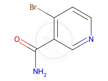 Chemical structure of 4-bromonicotinamide