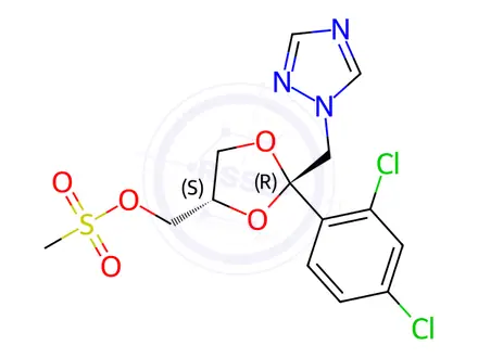 Chemical structure of Itraconazole Impurity 82