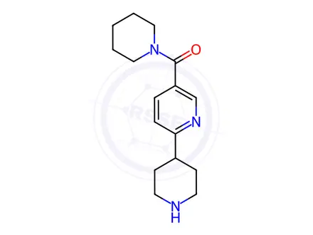 Chemical structure of piperidin-1-yl-(6-piperidin-4-ylpyridin-3-yl)methanone