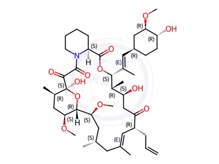 Chemical structure of Tacrolimus EP Impurity G