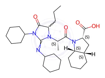 Chemical structure of Perindopril EP Impurity H
