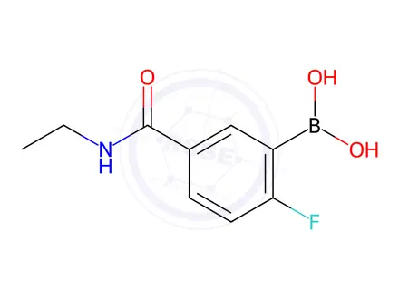 Chemical structure of (5-(Ethylcarbamoyl)-2-fluorophenyl)boronic acid